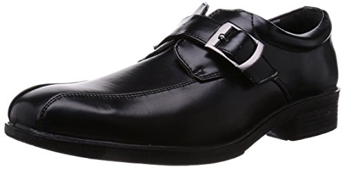 [ウィルソン] 軽量ビジネスシューズ(モンクストラップ) 73 メンズ ブラック 25.0 cm